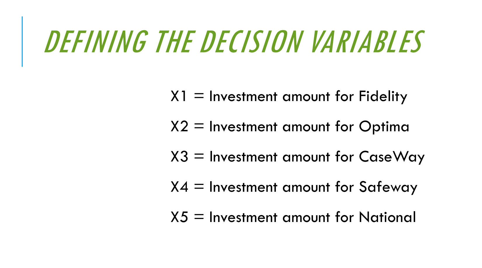 Hello I am having trouble with AG Excel Linear