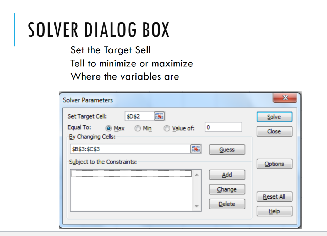 Hello I am having trouble with AG Excel Linear