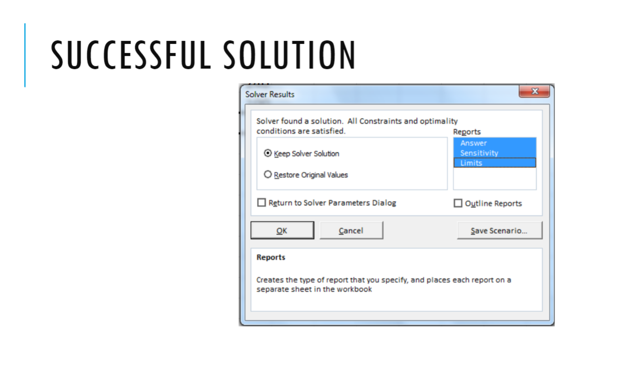 Hello I am having trouble with AG Excel Linear