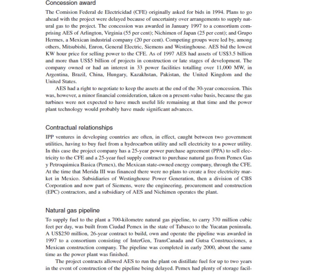 Based on the Merida III Case study, please answer