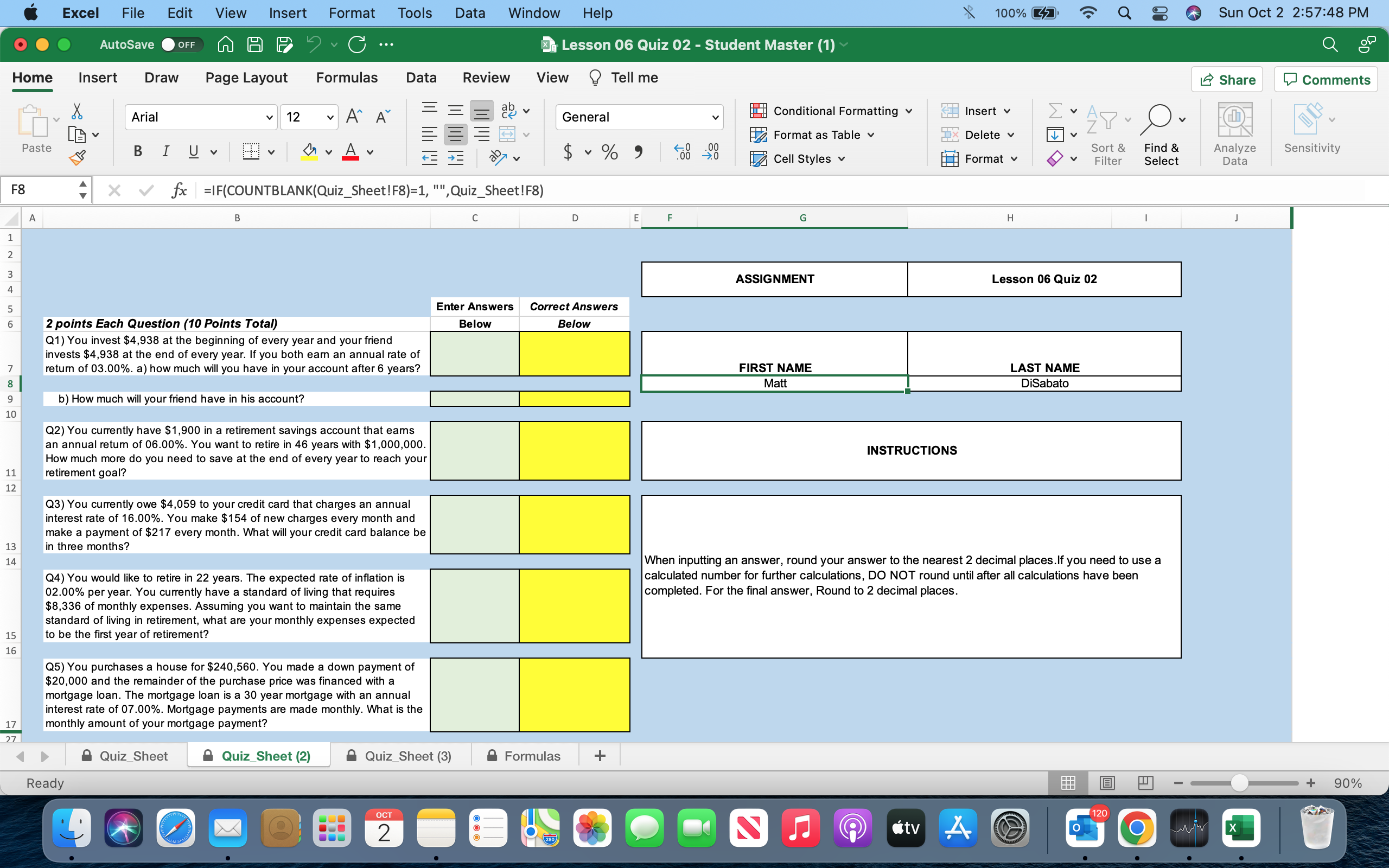 Excel File e Edit View Insert Format Tools Data