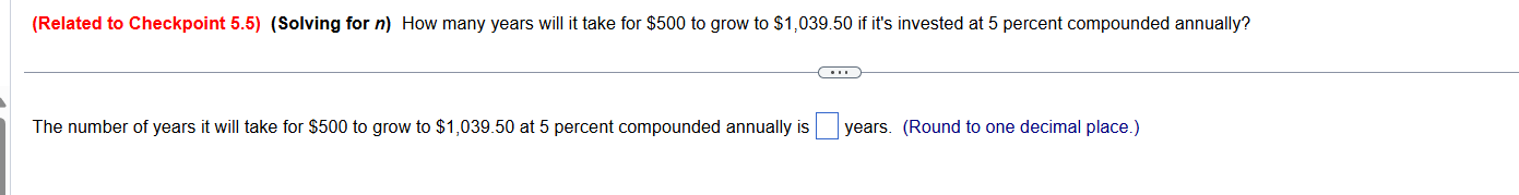(Related to Checkpoint 5.2) (Future value) To