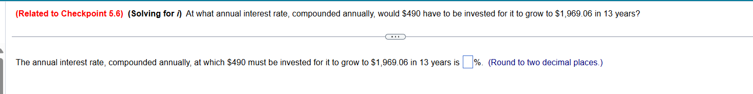 (Related to Checkpoint 5.2) (Future value) To
