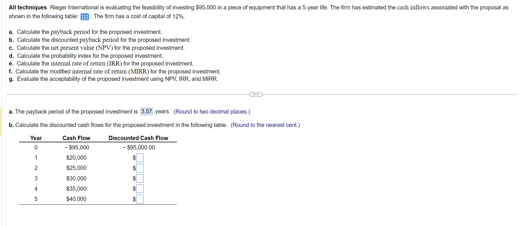X Data table (Click on the icon here _ in order