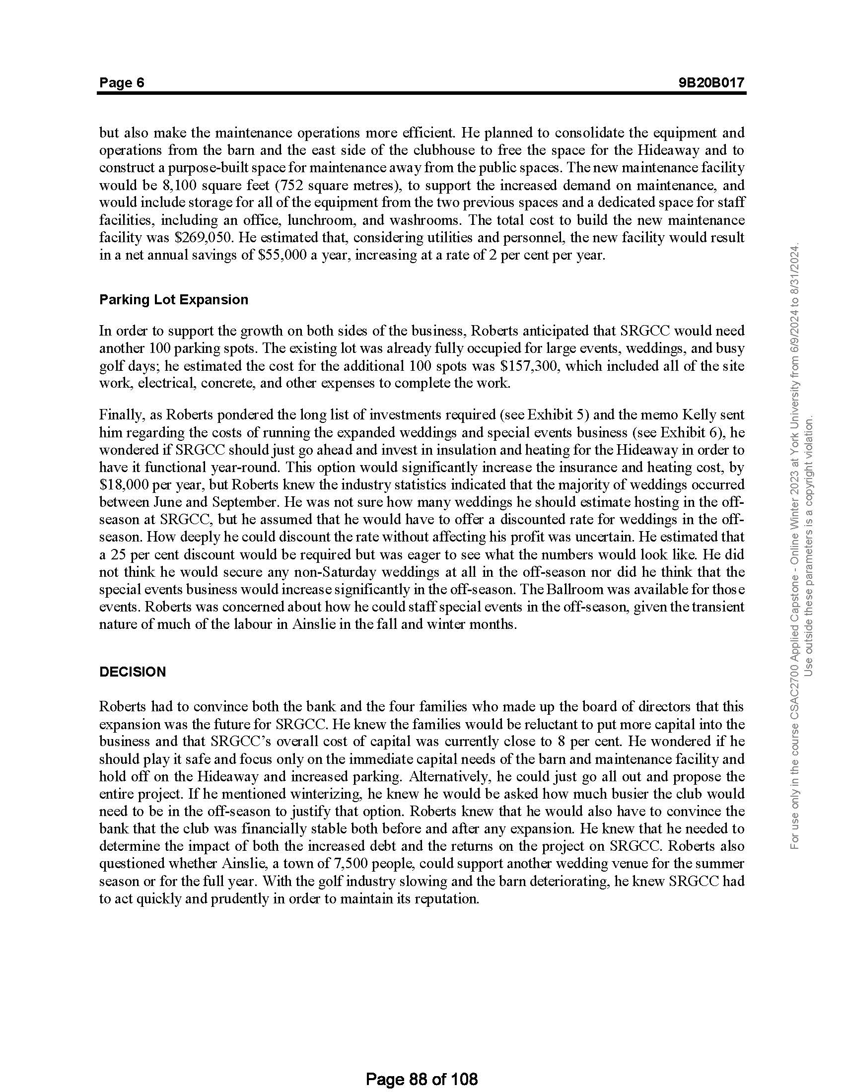 Based on the attached case: What are the