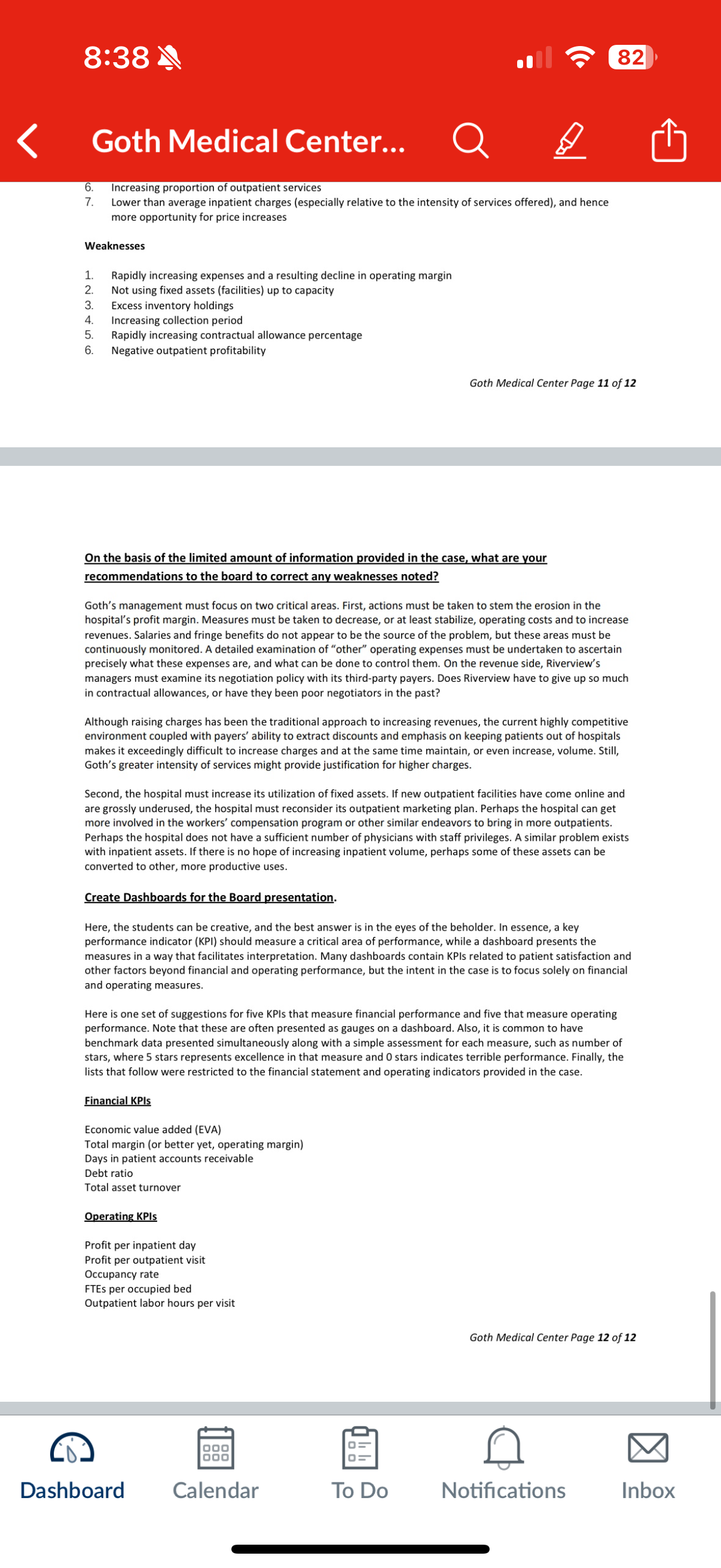 Make recommendations based on your conclusions to