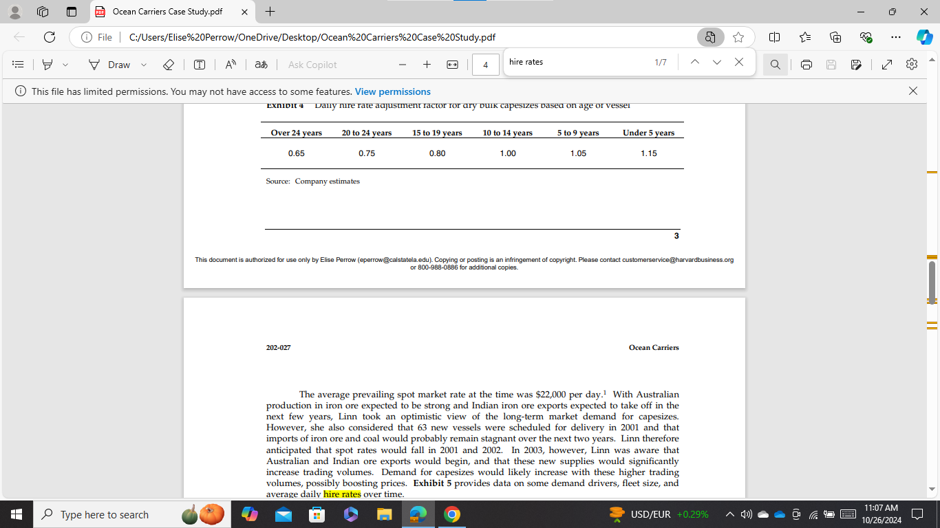 an Ocean Carriers Case Study.pdf X + X C File |