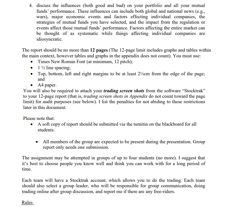 TEAM ASSIGNMENT (250/0-0-500/0) This assignment