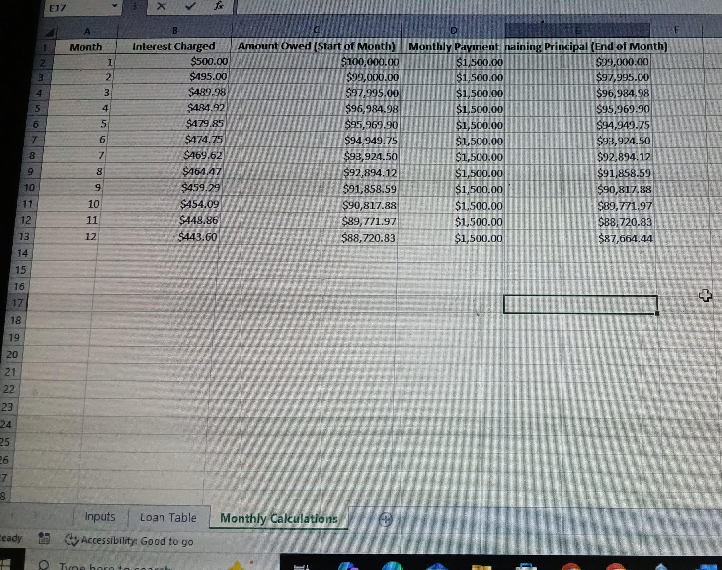 Loans We talked about loans a bit when talking