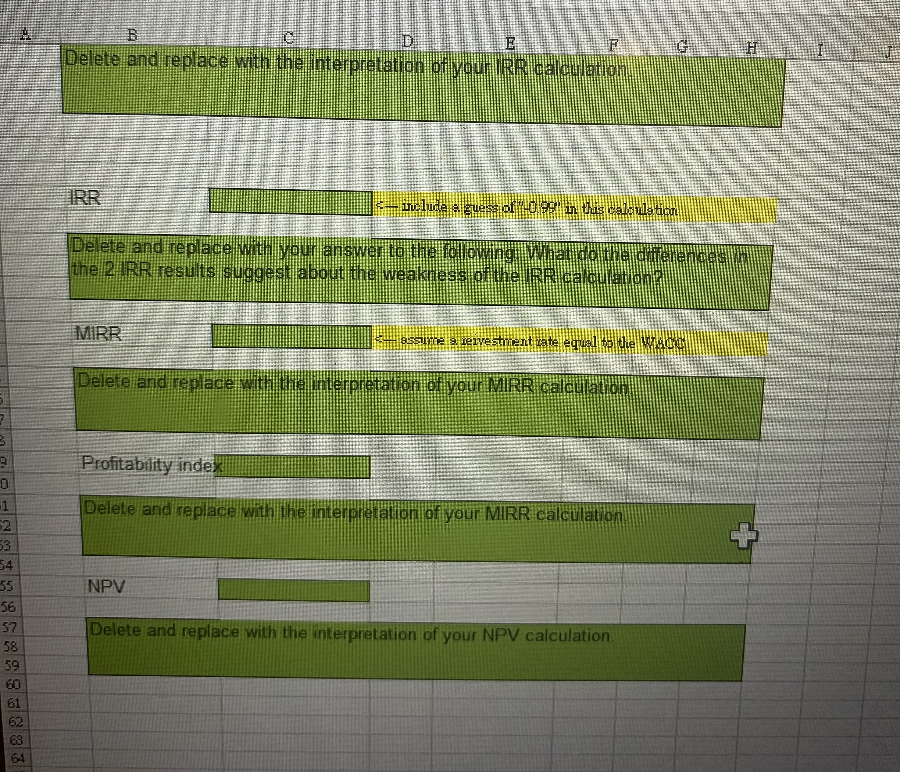 B Directions: Using the information below,