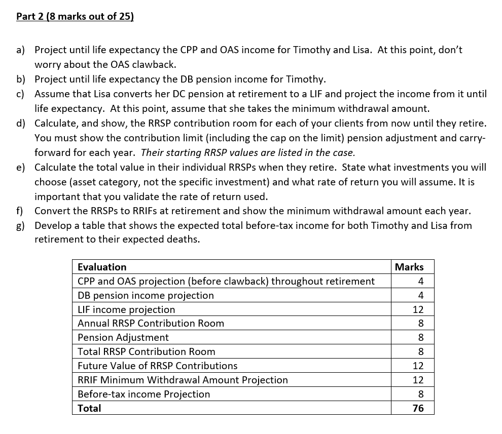 Retirement Planning Case Study Fall 2024 Part 1