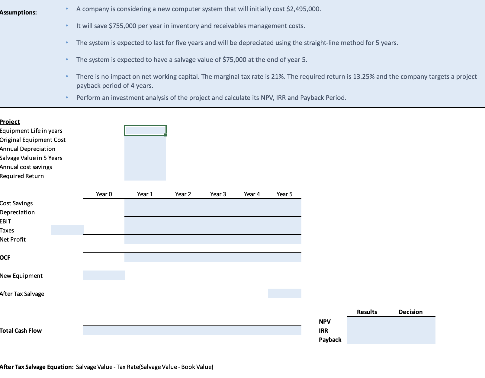 * A company is considering the introduction of a