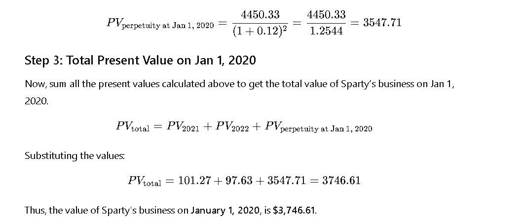 Qu: a ) Cash flow (1 ): The CFS before the