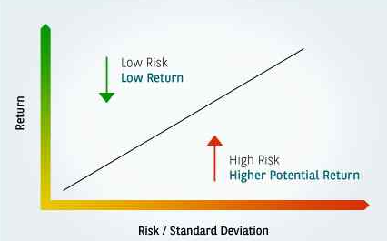 Write a journal discussing risk and return as it