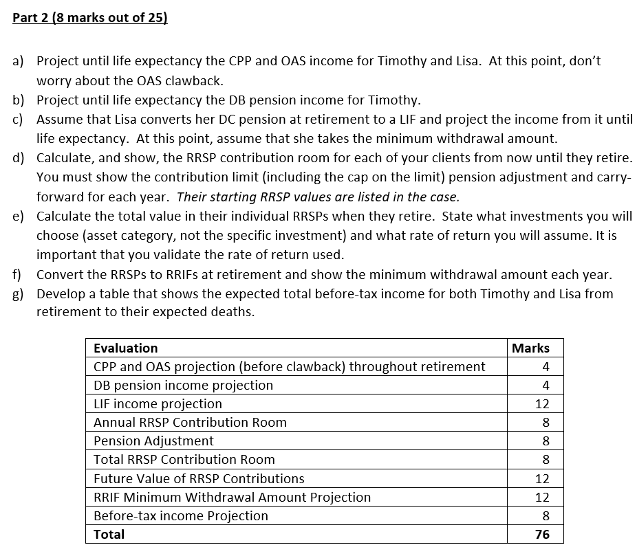 Retirement Planning Case Study Fall 2024 Part 1