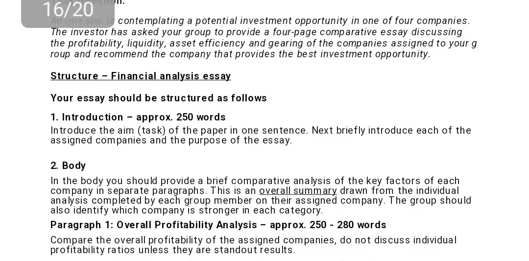 FE T i e st . contemplating a potential