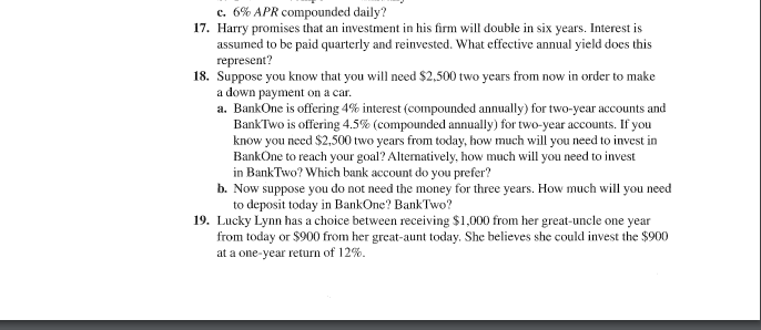 Finish Problems #3, #4, #6, and #8 for chapters