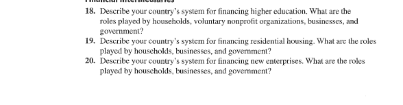 Finish Problems #3, #4, #6, and #8 for chapters