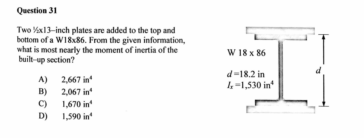 Question 3 1 Two 1 2 1 3 - inch plates are added