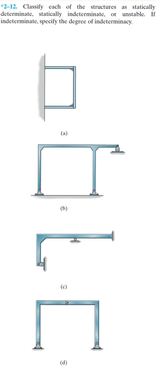 * 2 - 1 2 . Classify each of the structures as