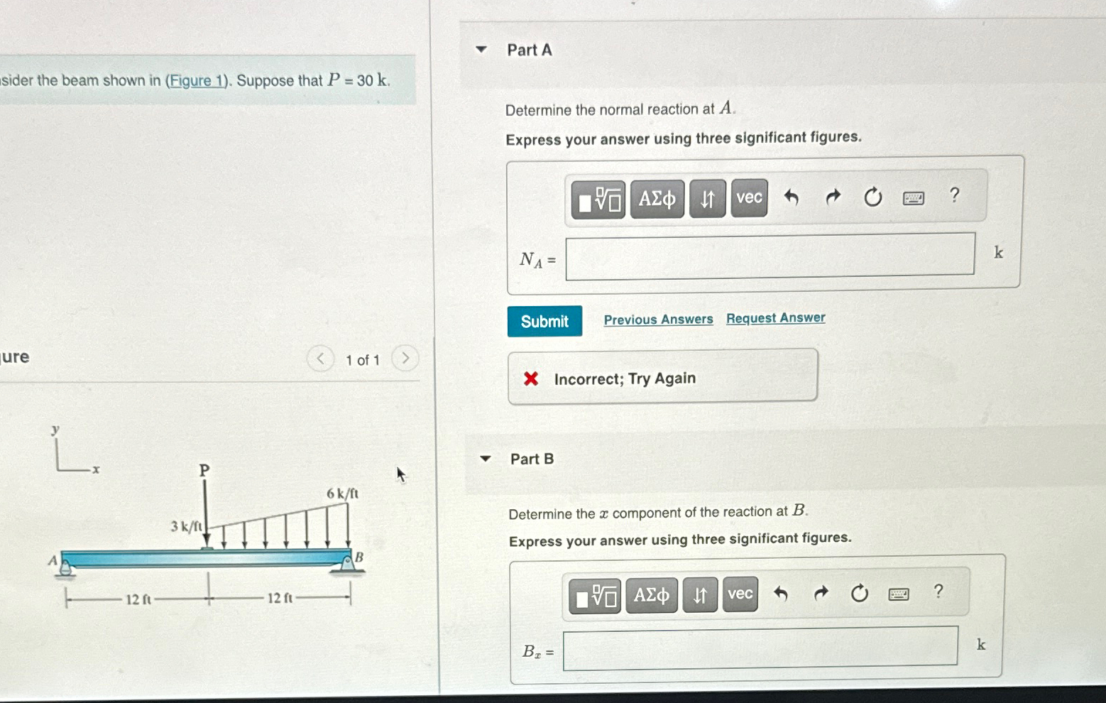 Part A sider the beam shown in ( Figure 1 ) .