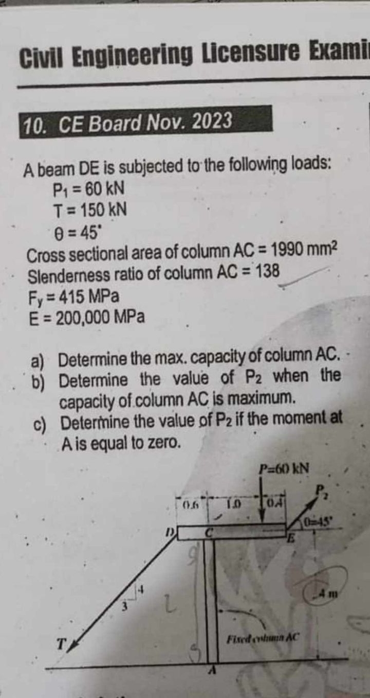 Civil Engineering Licensure Exami 1 0 . CE Board