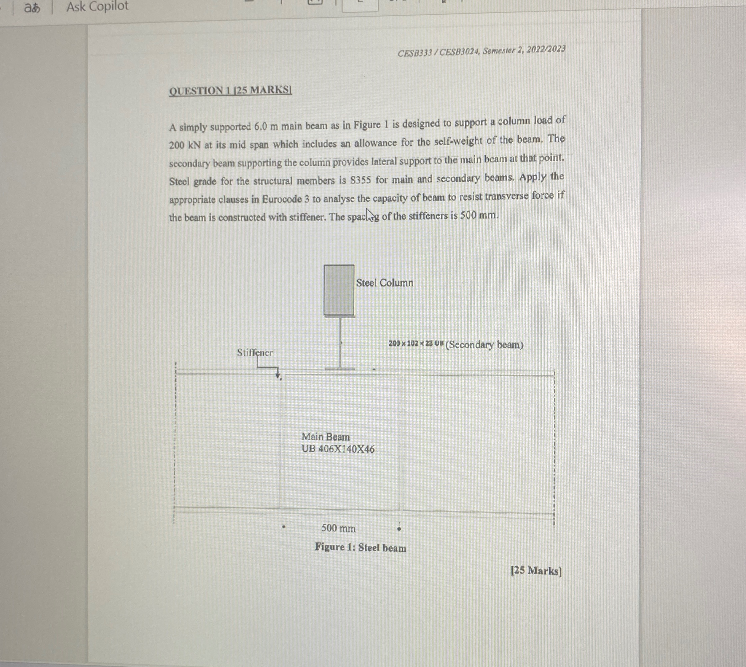 | Ask Copilot CESB 3 3 3 / CESB 3 0 2 4 ,