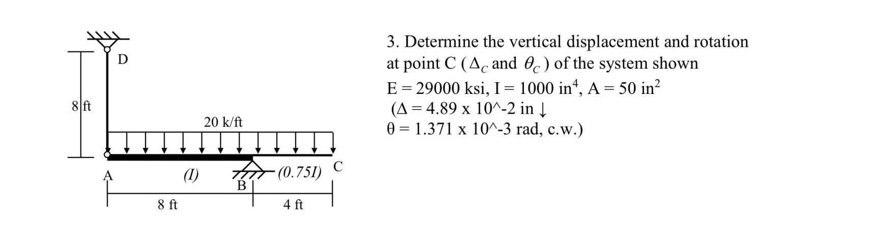 Determine Reaction force ( all system ) ,