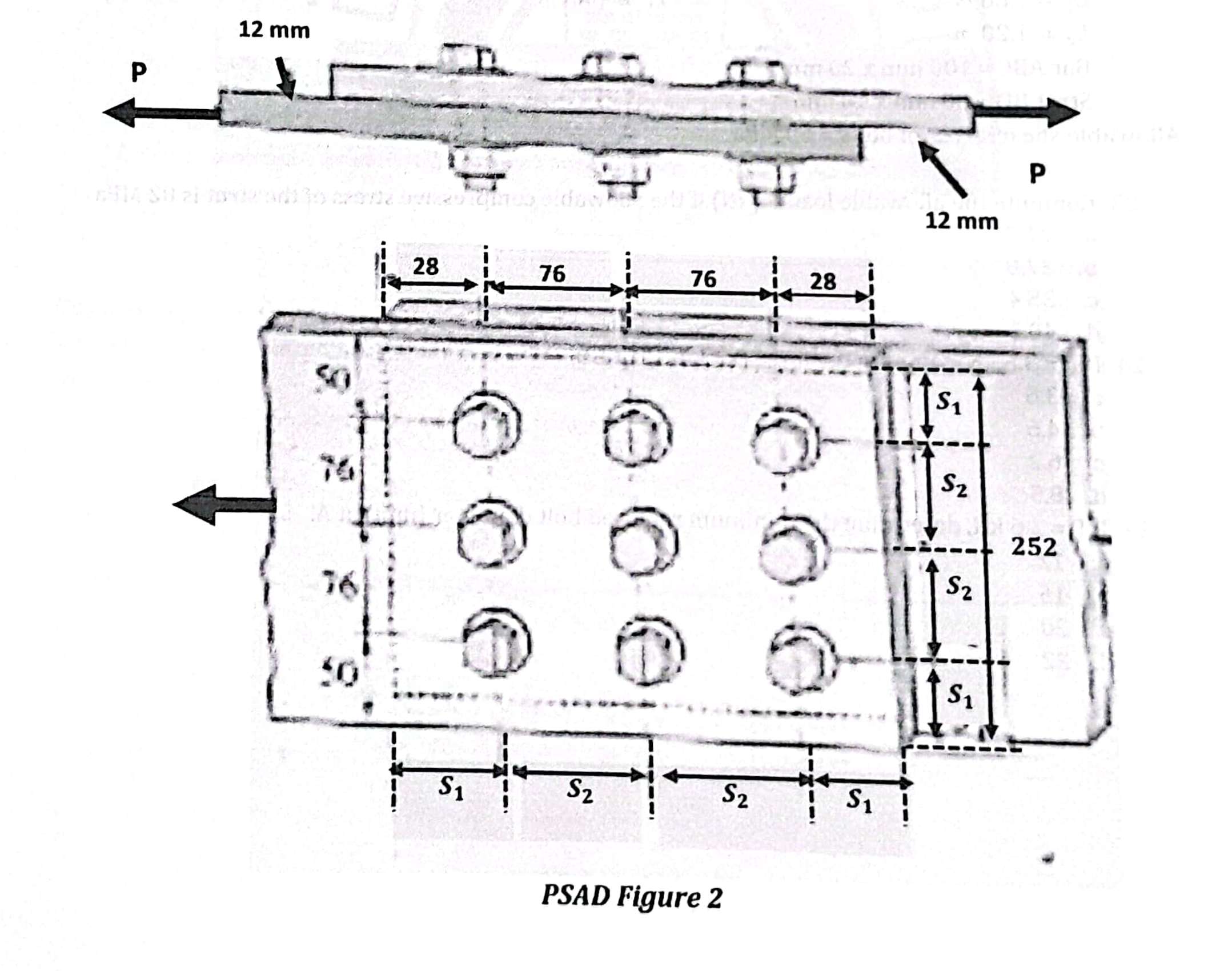 A lap splice for a tension member requires 9 - 2
