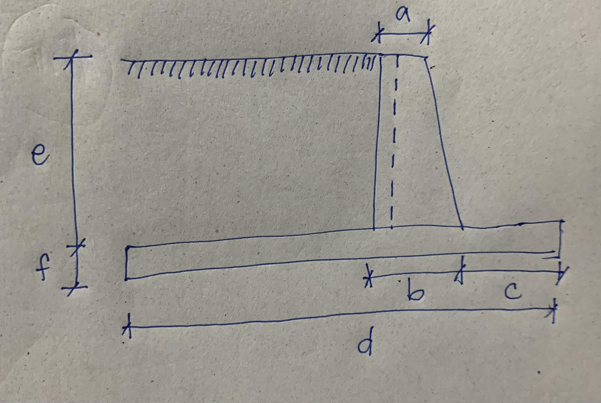 SIT. Refer to fig Given: Active earth pressure