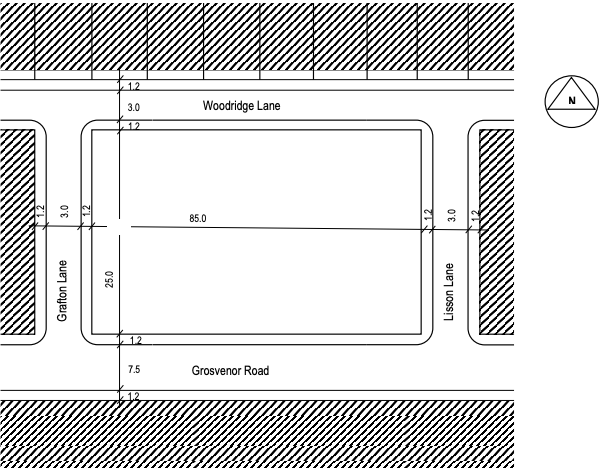 Your client has purchased a site in a central