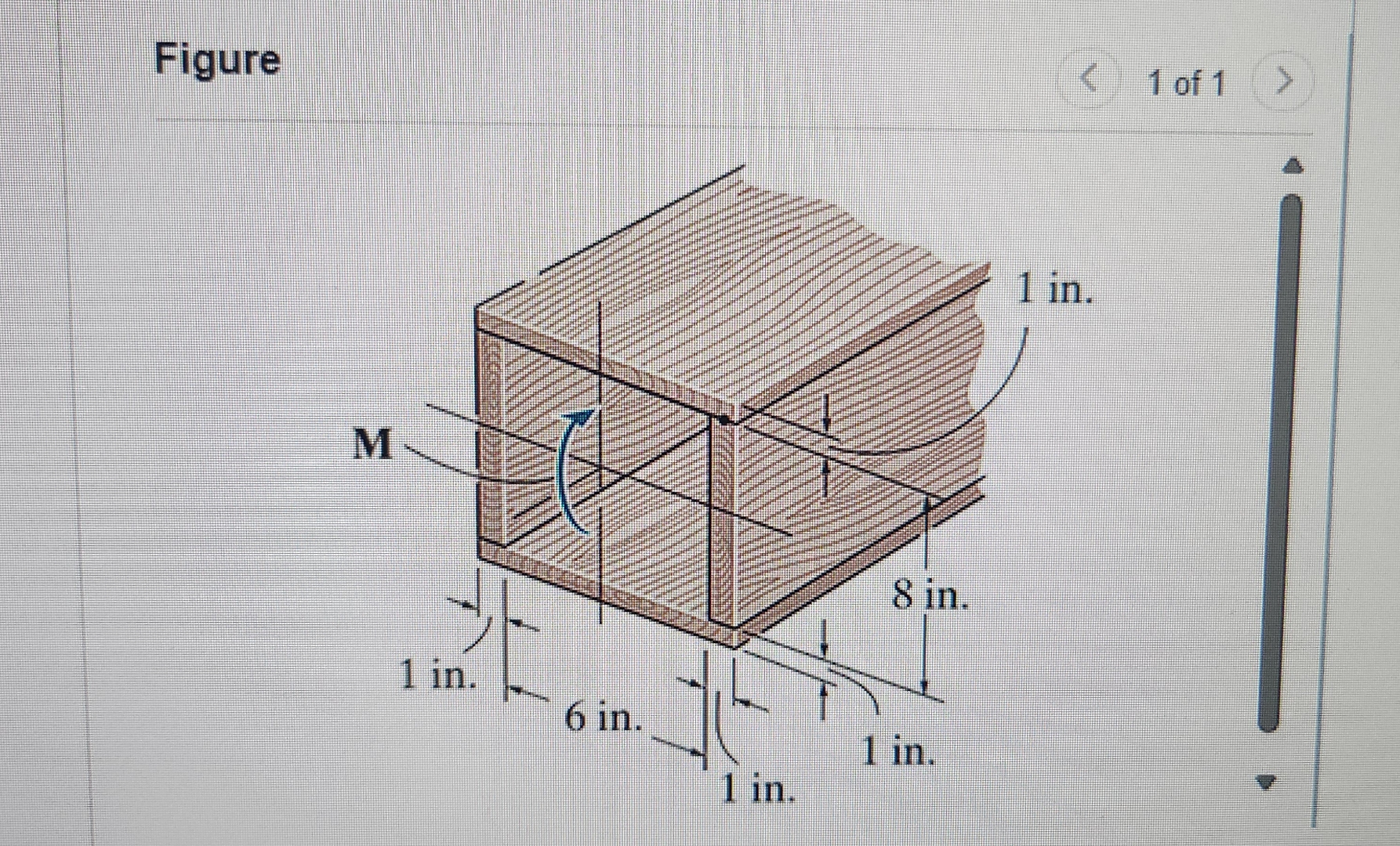 The beam in ( Figure 1 ) is constructed from four