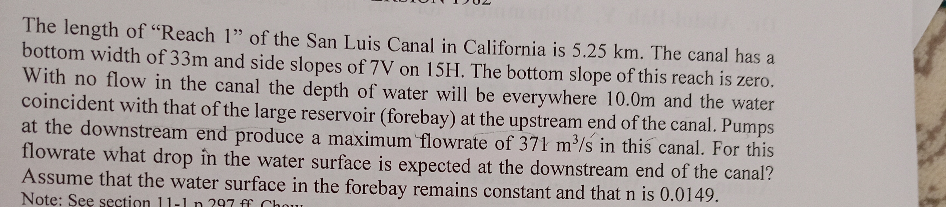 The length of "Reach 1 " of the San Luis Canal in
