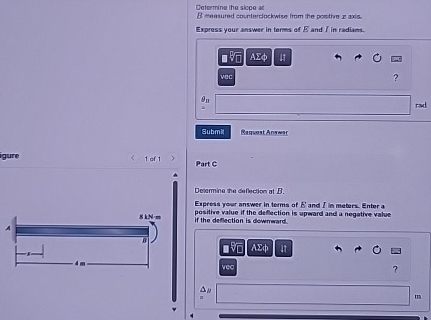 Determine the skpe at B ennsuted eninterdockwise