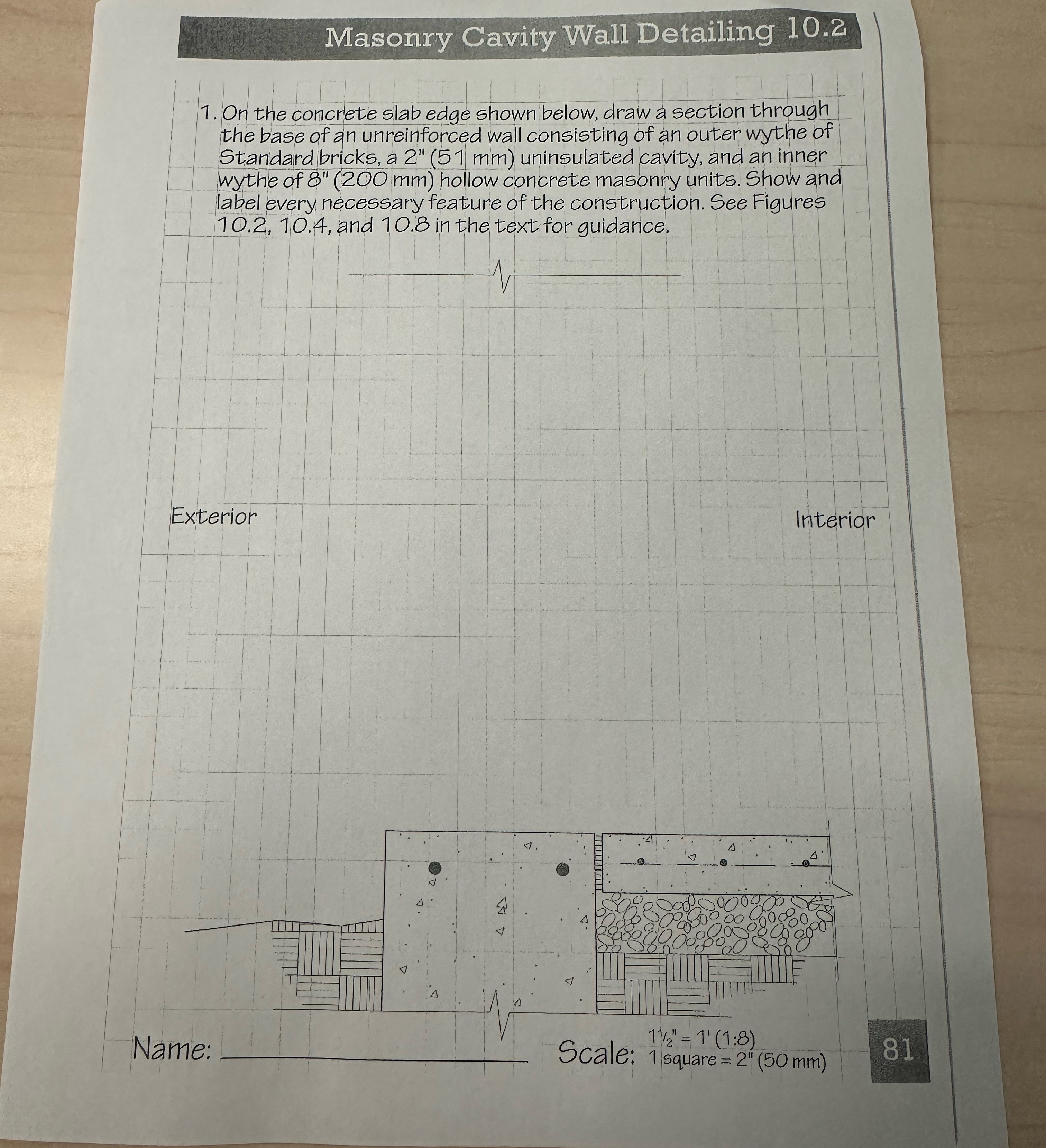 Masonry Cavity Wall Detailing 1 0 . 2 On the