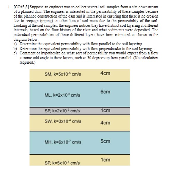 C O # 3 , 8 Suppose an engineer was to collect