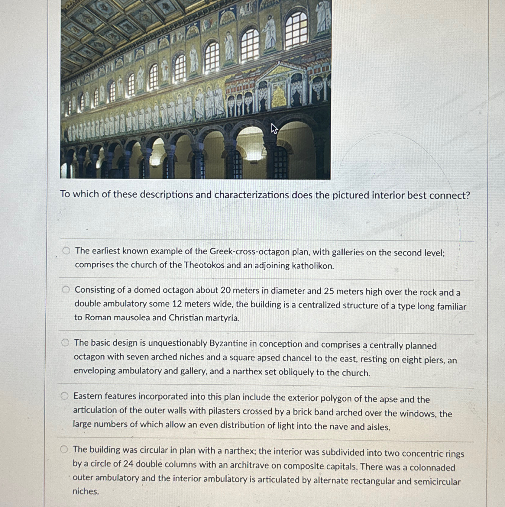 To which of these descriptions and