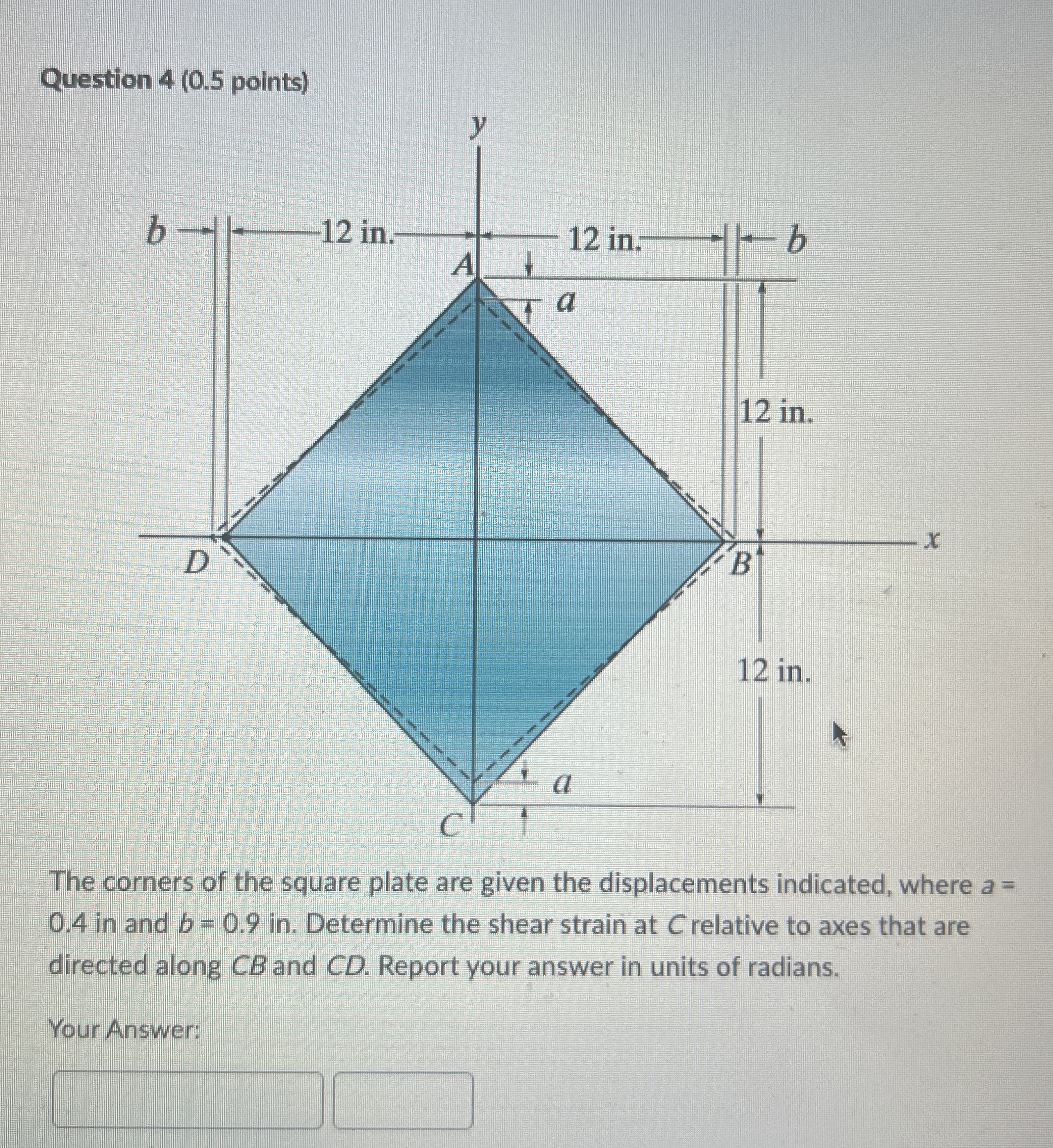 Question 4 ( 0 . 5 points ) The corners of the