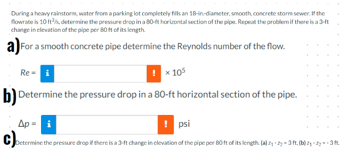 During a heavy rainstorm, water from a parking