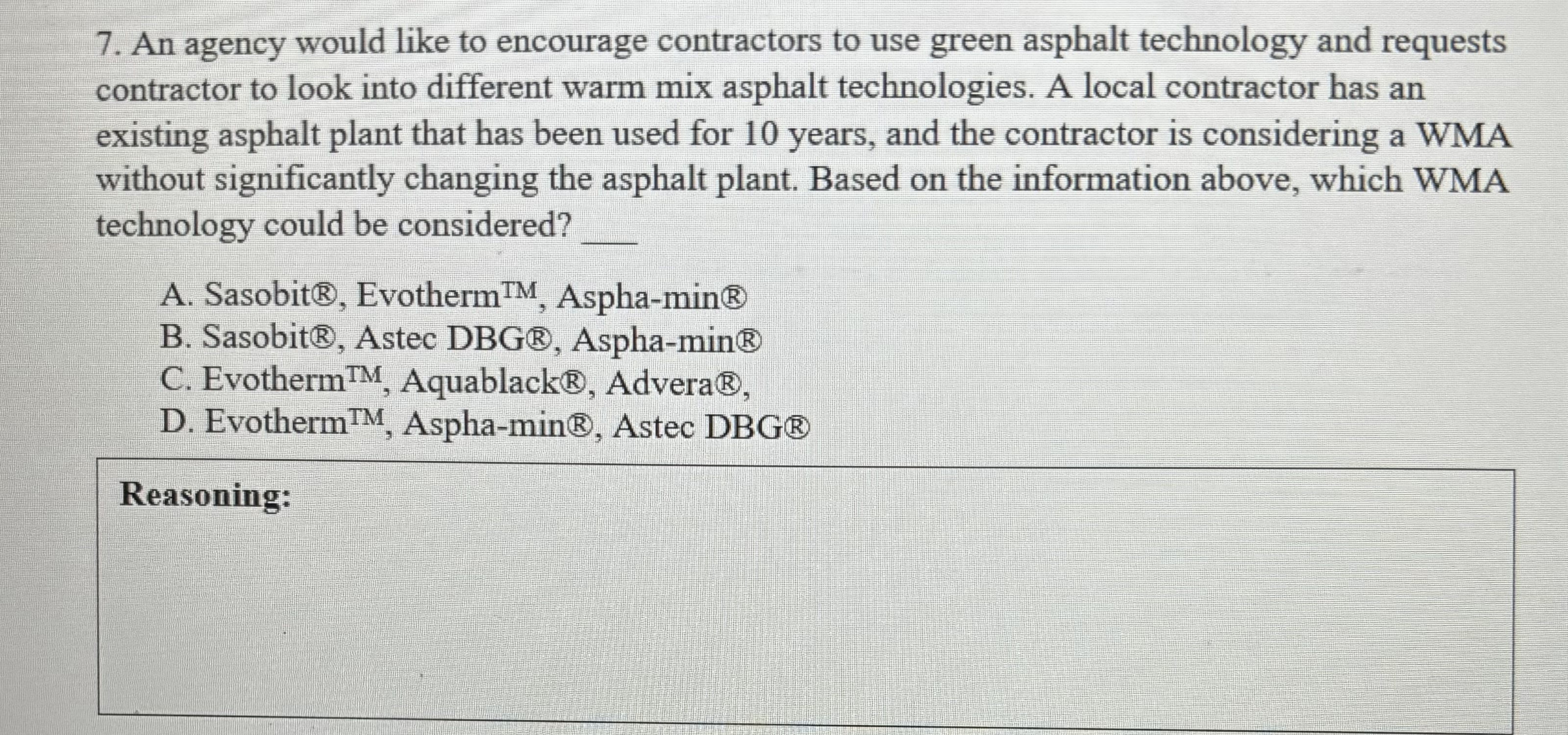 An agency would like to encourage contractors to