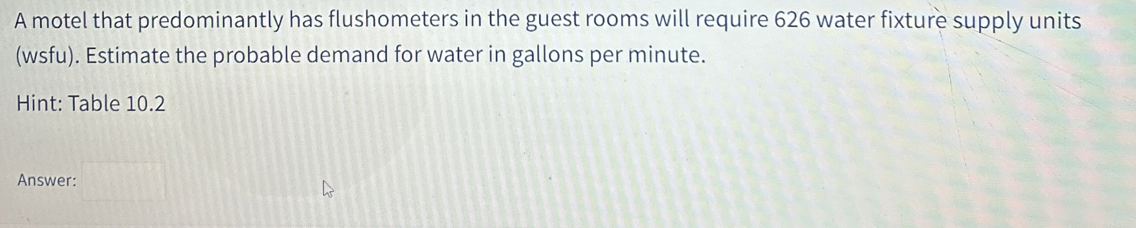 A motel that predominantly has flushometers in