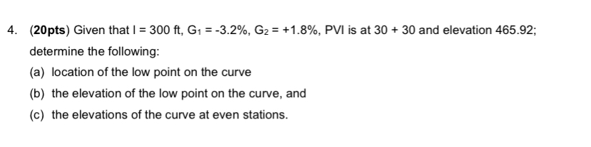 ( 2 0 pts ) Given that I = 3 0 0 f t , G 1 = - 3