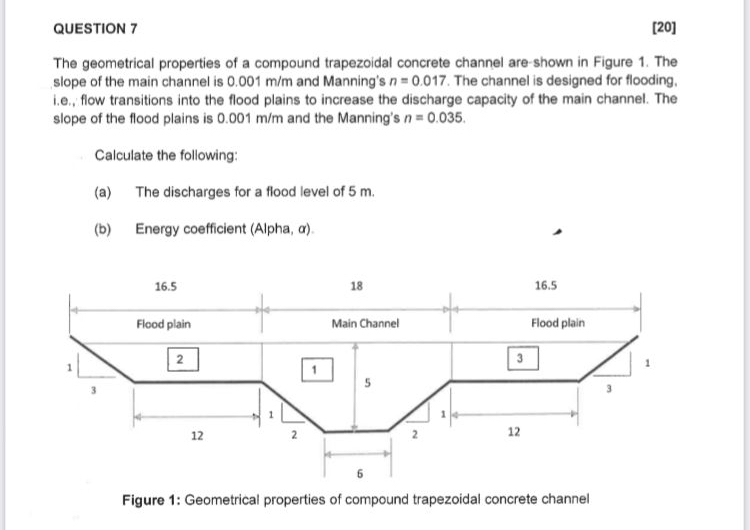 QUESTION 7 2 0 The geometrical properties of a