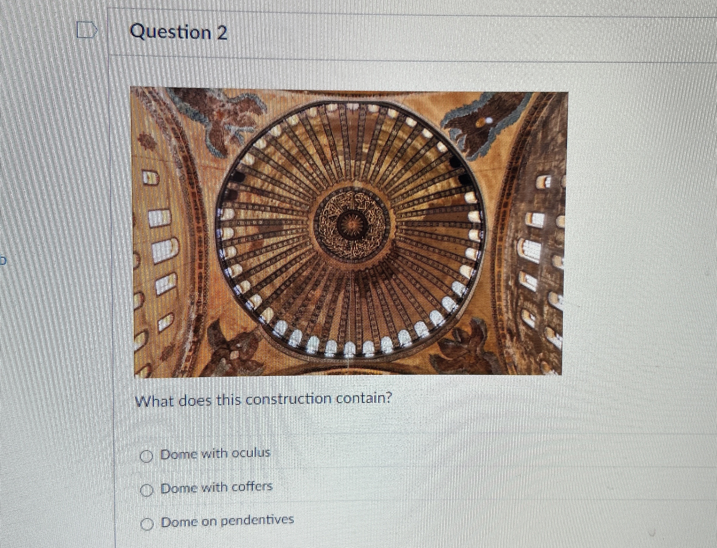 Question 2 What does this construction contain?