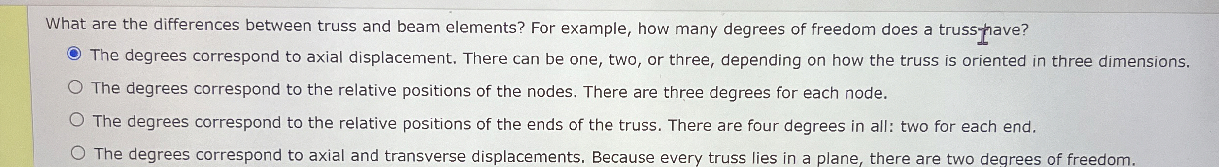 What are the differences between truss and beam