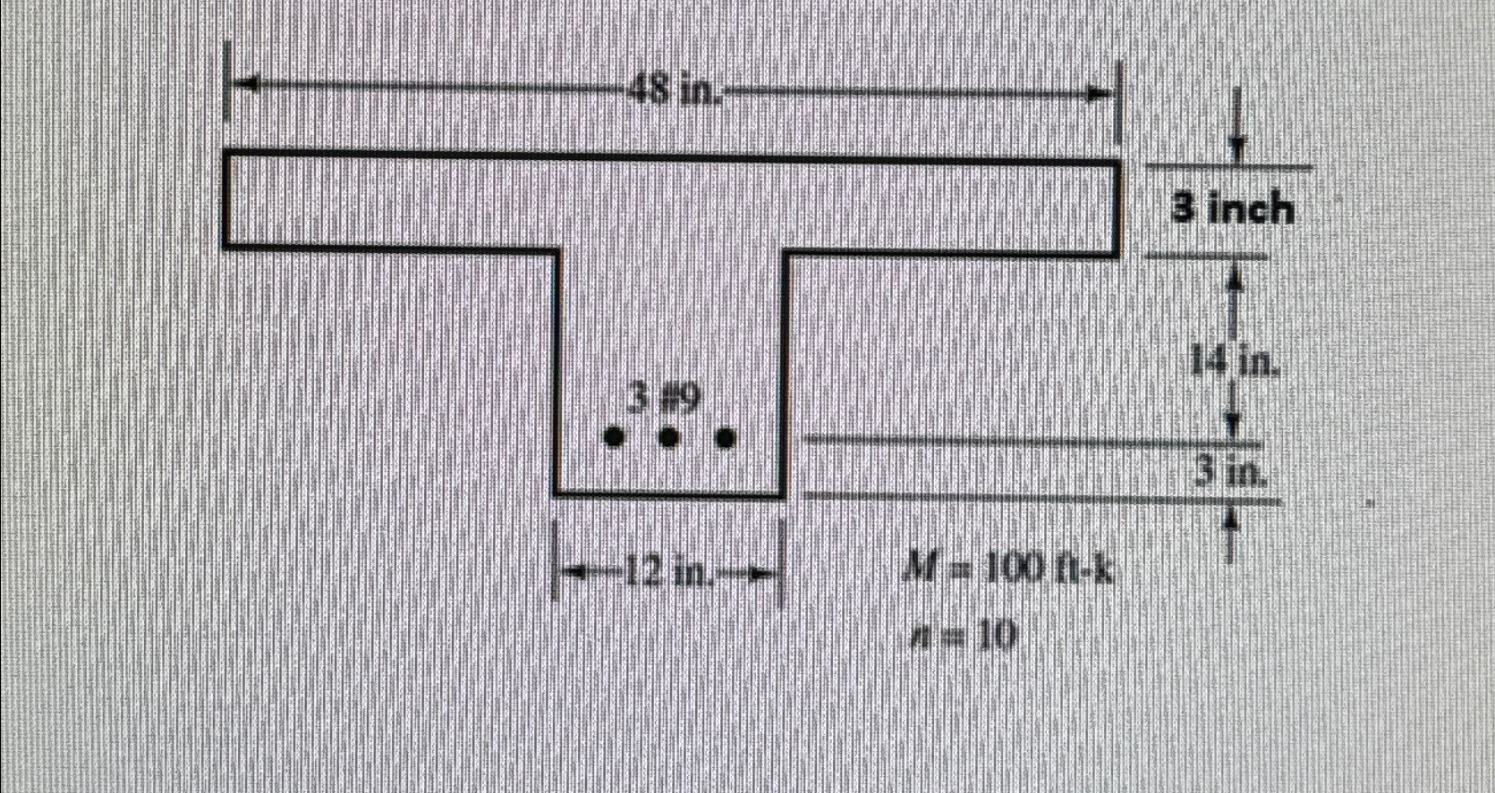 Determine the flexural stresses in these members