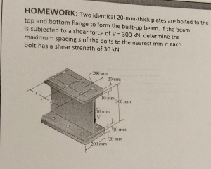 HOMEWORK: Two identical 2 0 - m m - thick plates