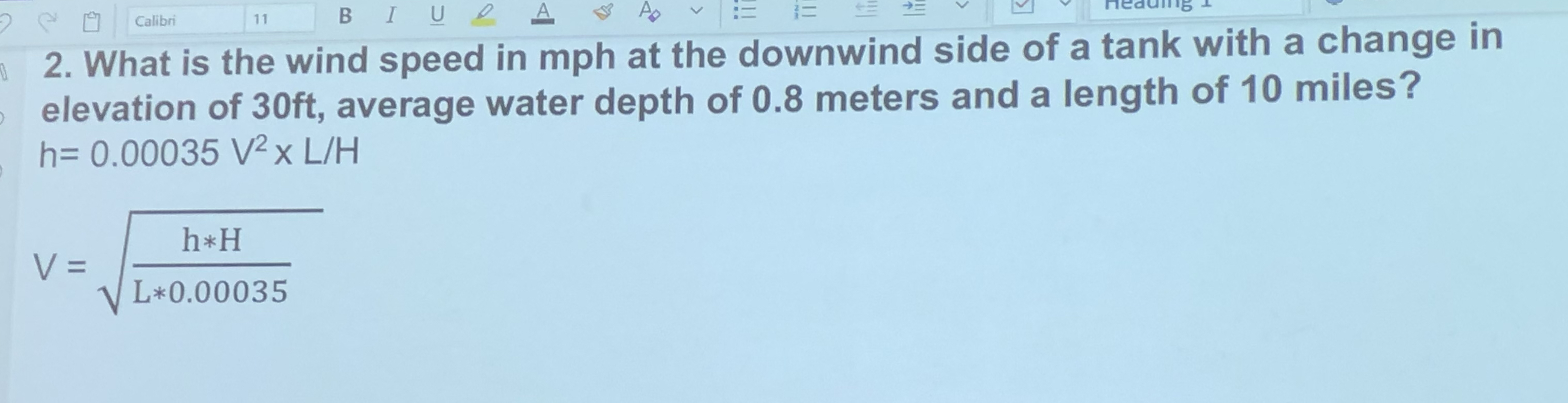What is the wind speed in mph at the downwind