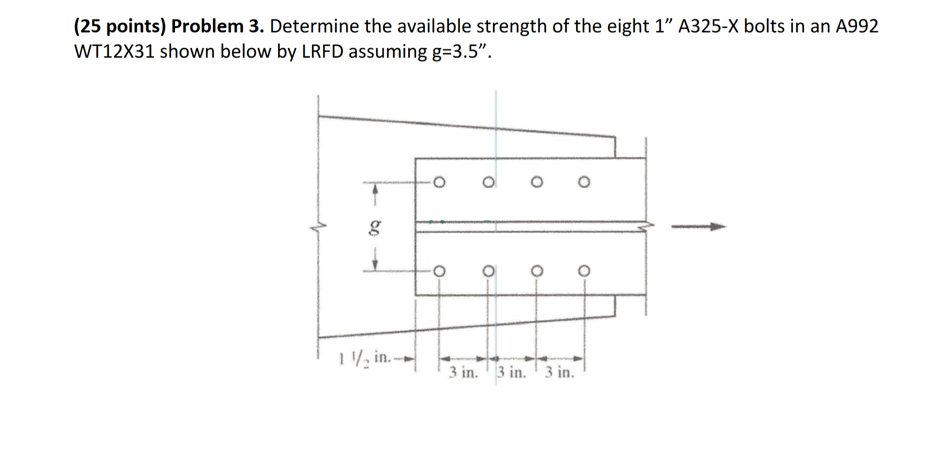 ( 2 5 points ) Problem 3 . Determine the