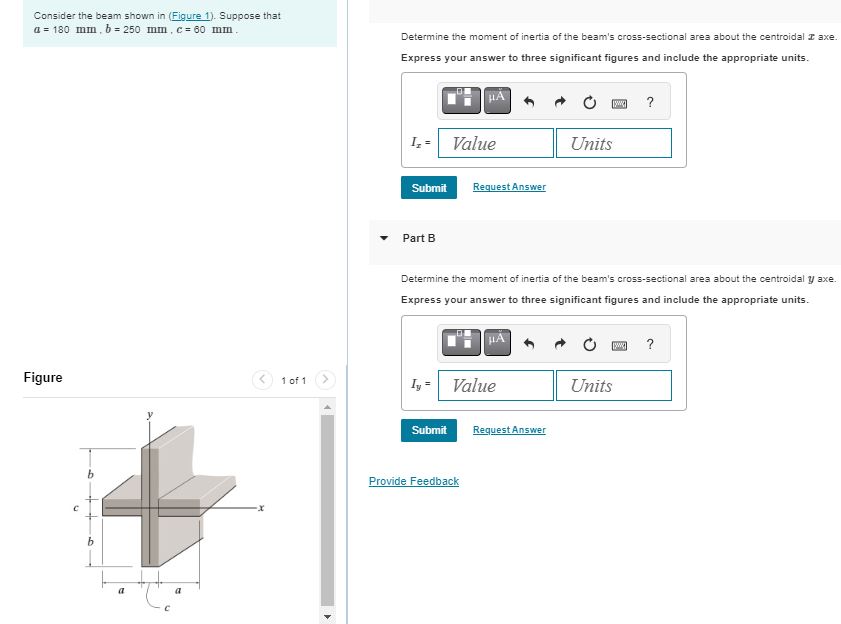 Consider the beam shown in ( Figure 1 ) . Suppose